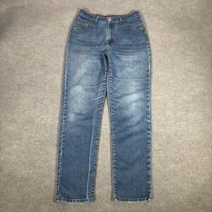 Vintage Levis 512 Jeans Women Size 10M Slim Tapered Stretch Blue Denim Faded Y2K